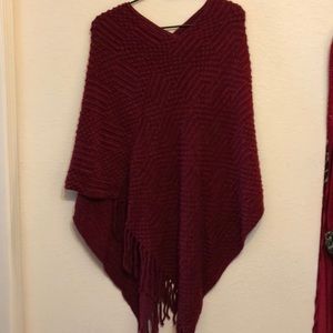 soft winter poncho